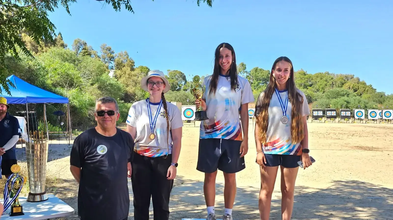 אליפות ישראל בקשתות נשים, מיכאלה משה בראש הפודיום