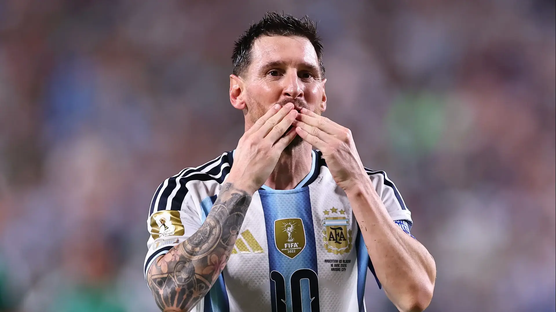 שחקן נבחרת ארגנטינה ליאונל מסי