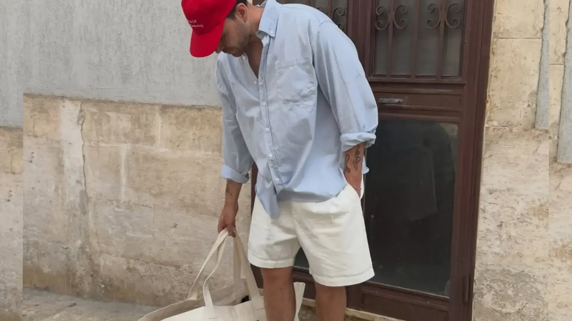 גבר בחופשה