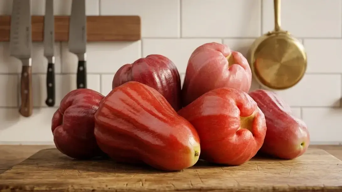הפרי עם תכולת המים הגבוהה ביותר. תפוח מים הפרי עם תכולת המים הגבוהה ביותר. תפוח מים
