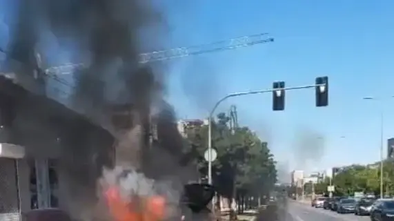 מילאן גורוביץ הציל אדם מרכב בוער