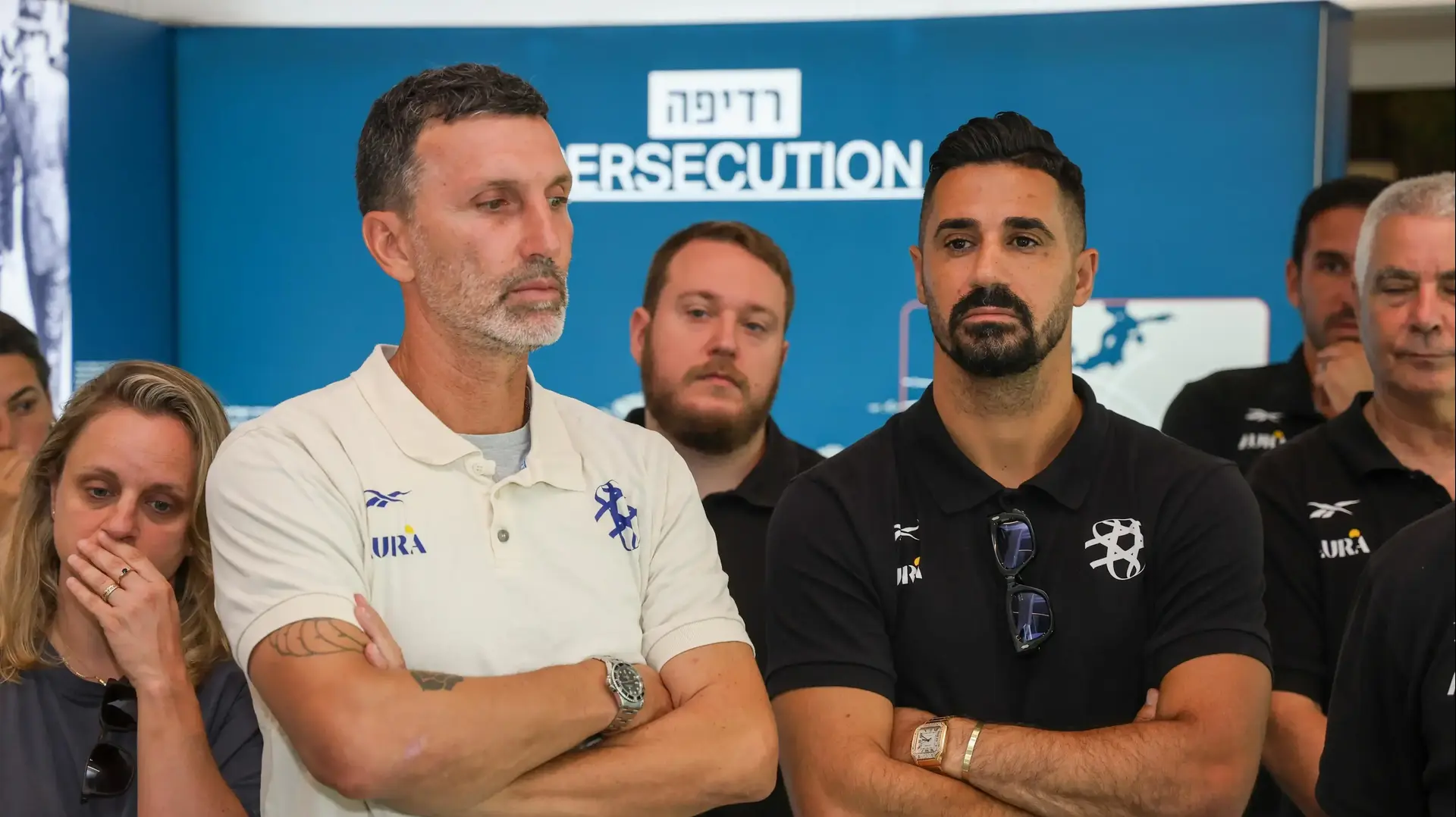 אריק בנאדו, בירם כיאל, באירוע של ההתאחדות לכדורגל