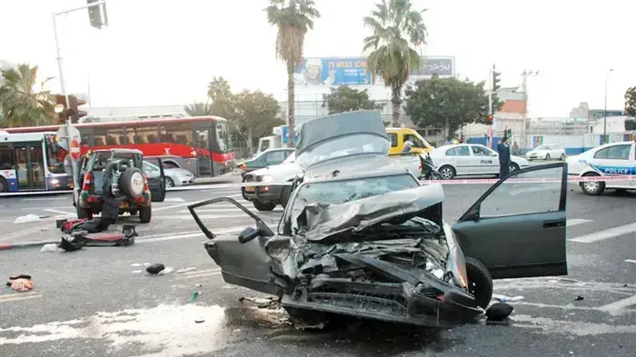 תאונת דרכים בתל אביב