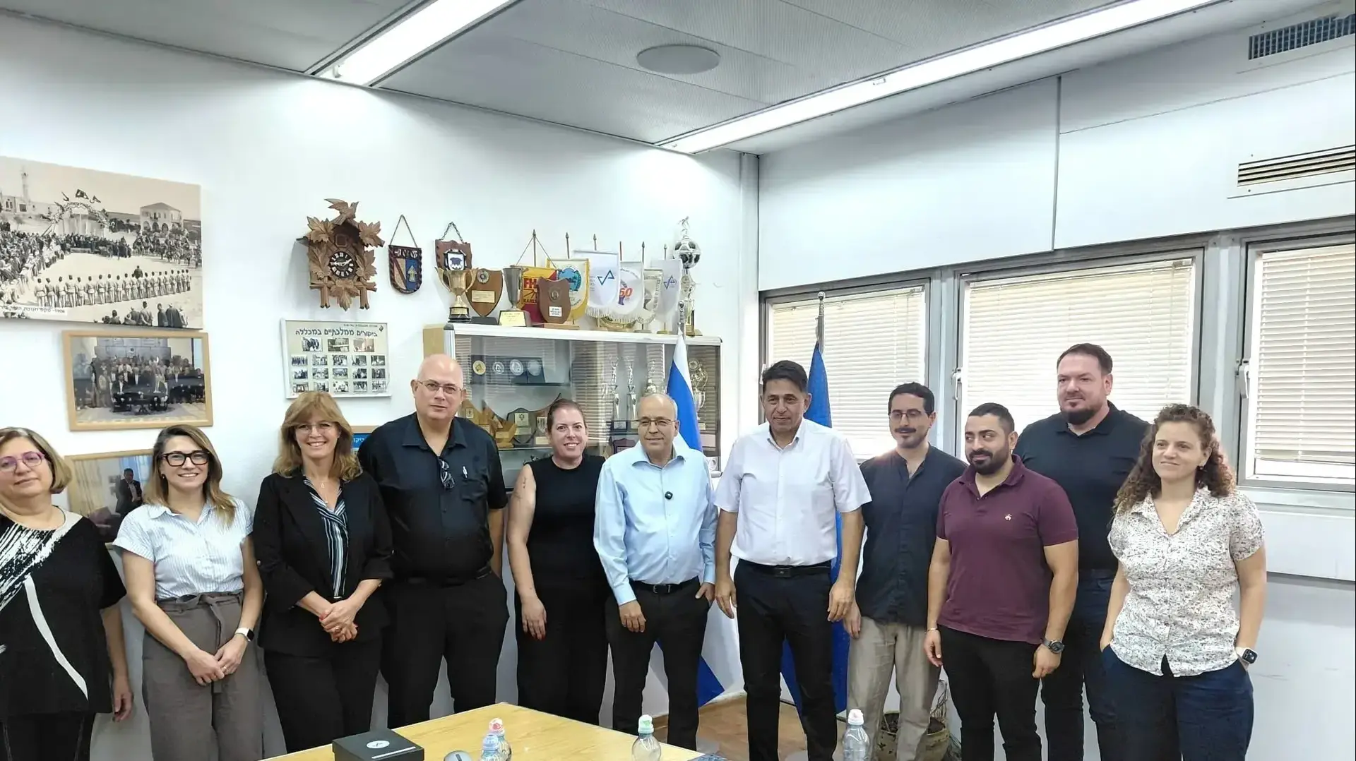 ביקור נשיא התאחדות התעשיינים במכללה הטכנולוגית להנדסאים באר שבע