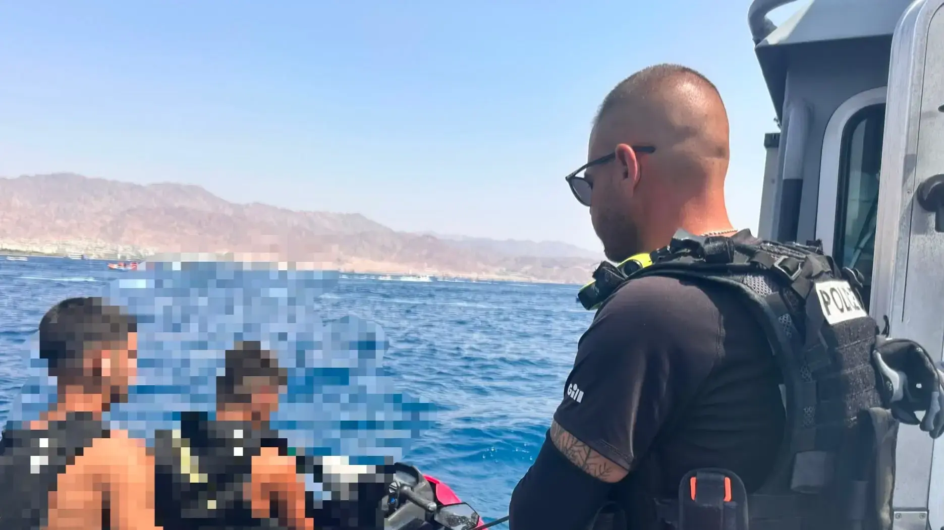 בדיקת ינשוף מבוצעת לנהגי אופנוע ים באילת