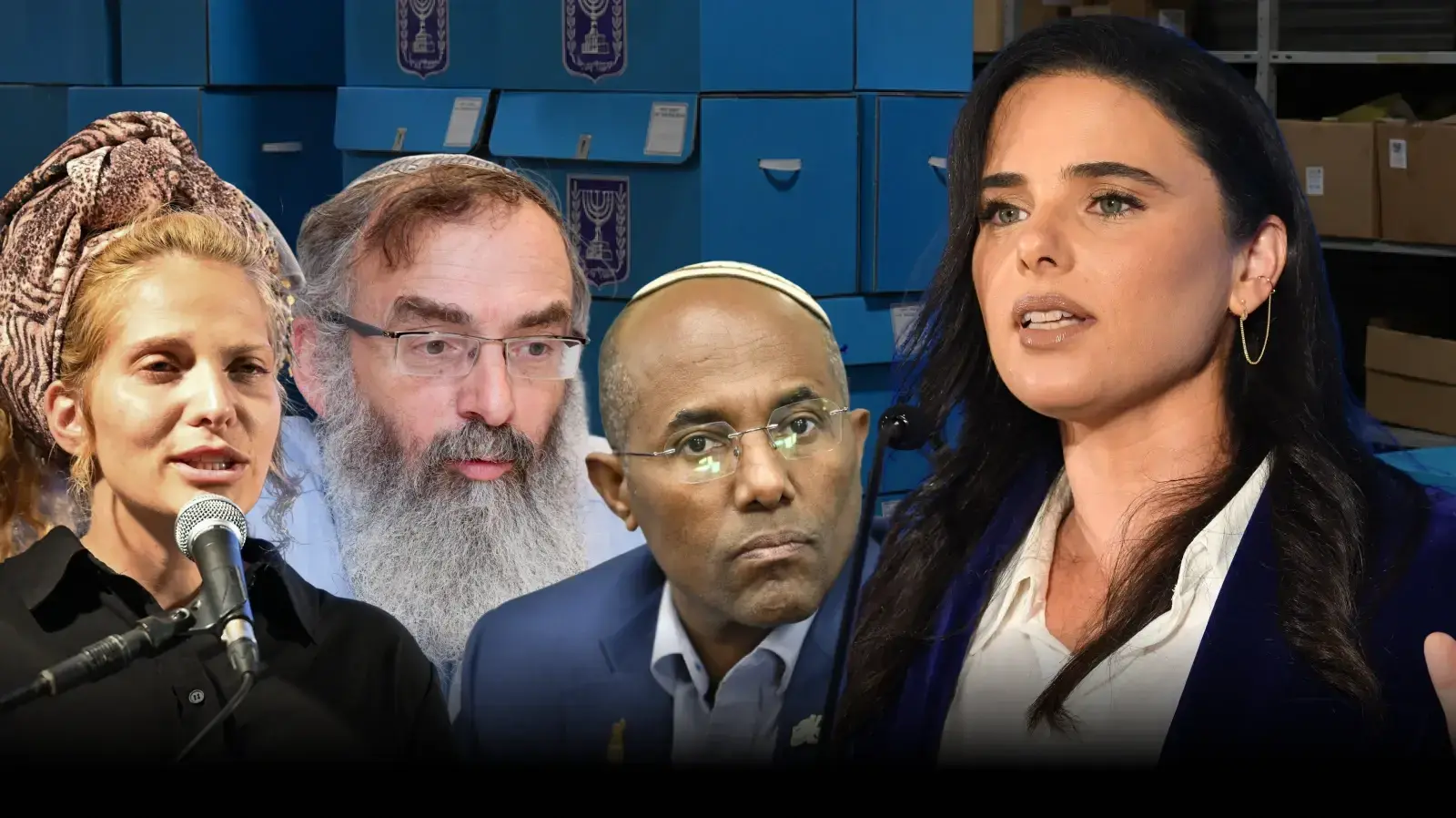 איילת שקד, משה סולומון, הרב דוד סתיו, עו"ד שבות רענן
