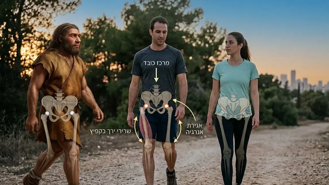 גברים ונשים צועדים אחרת