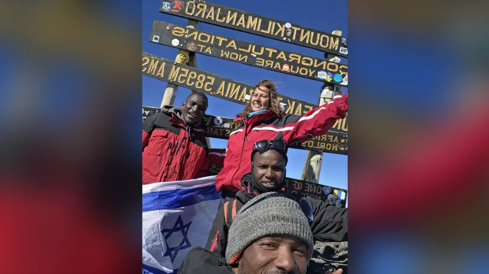 שרונה טל בפסגת הקילימנג'רו