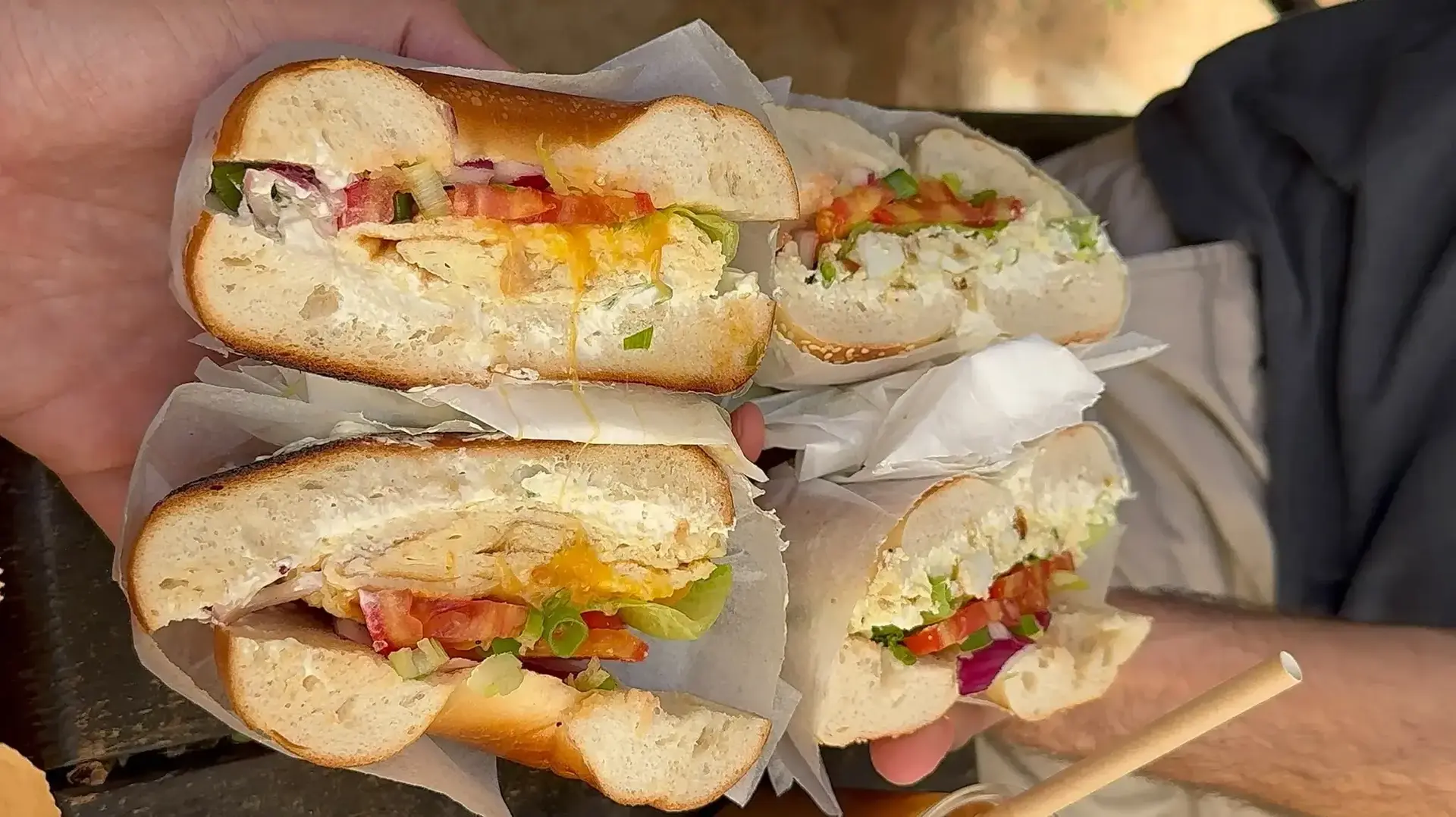 בייגל אוורירי וטוב בסגנון ברוקלינאי - יהודי. סלין פרייטאג