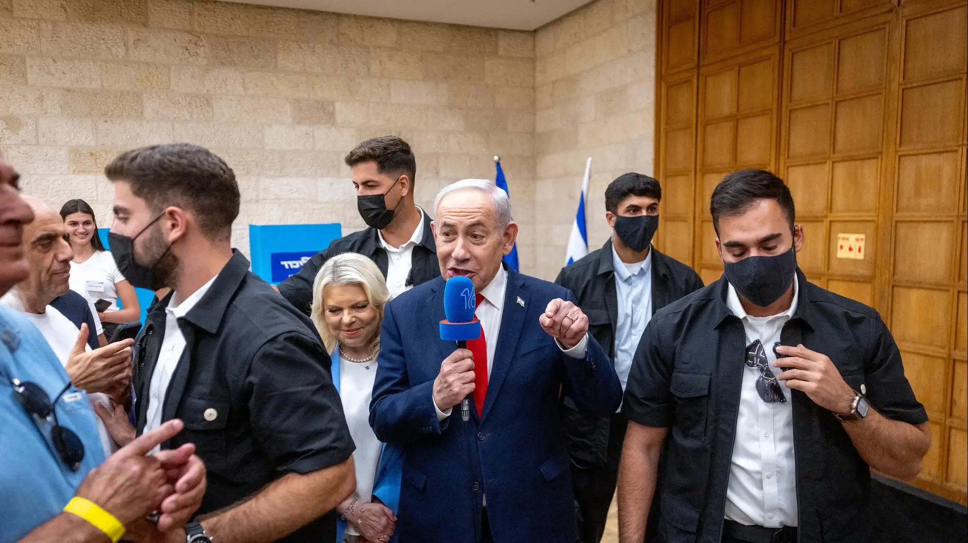 בנימין ושרה נתניהו בהצבעות הפריימריז של הליכוד, 17 באוגוסט 2026