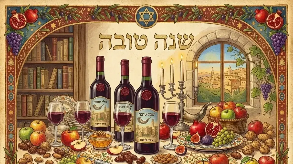 שנה טובה יין אדום