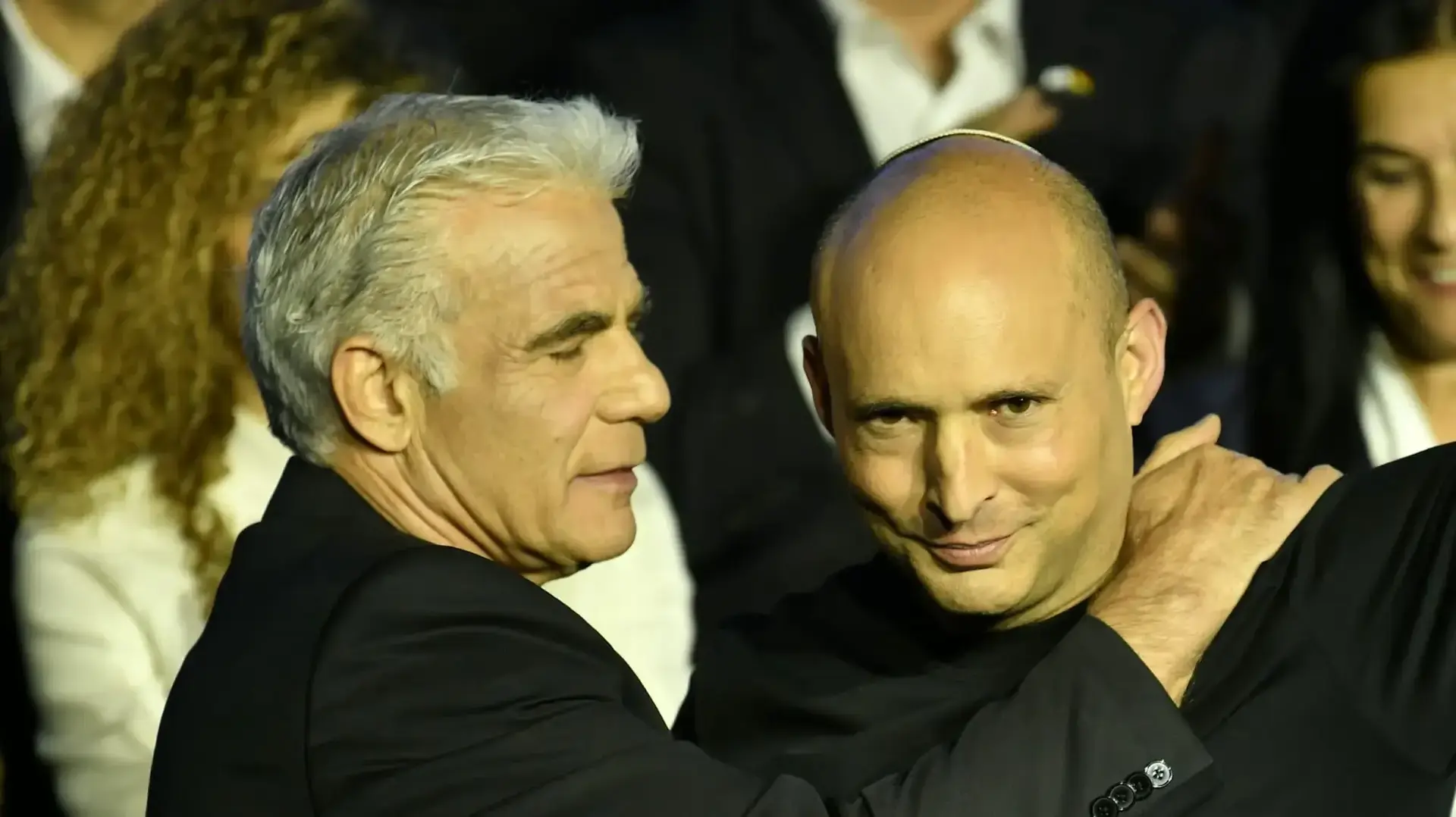 יאיר לפיד ונפתלי בנט, כנס השקת רשימת ביחד לכנסת, 6 בספטמבר 206
