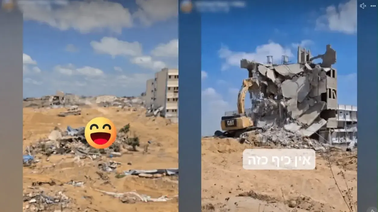 צילומי מסך מתוך הפייסבוק של הקבלן הישראלי שנתבע על ידי קרן הינד רג'ב