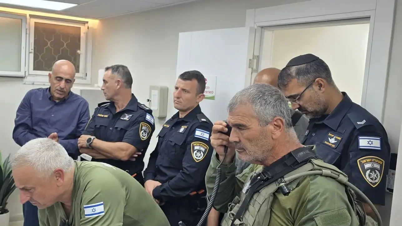 ראש מועצת מיתר בתרגיל ההגנה של כיתת הכוננות והמשטרה