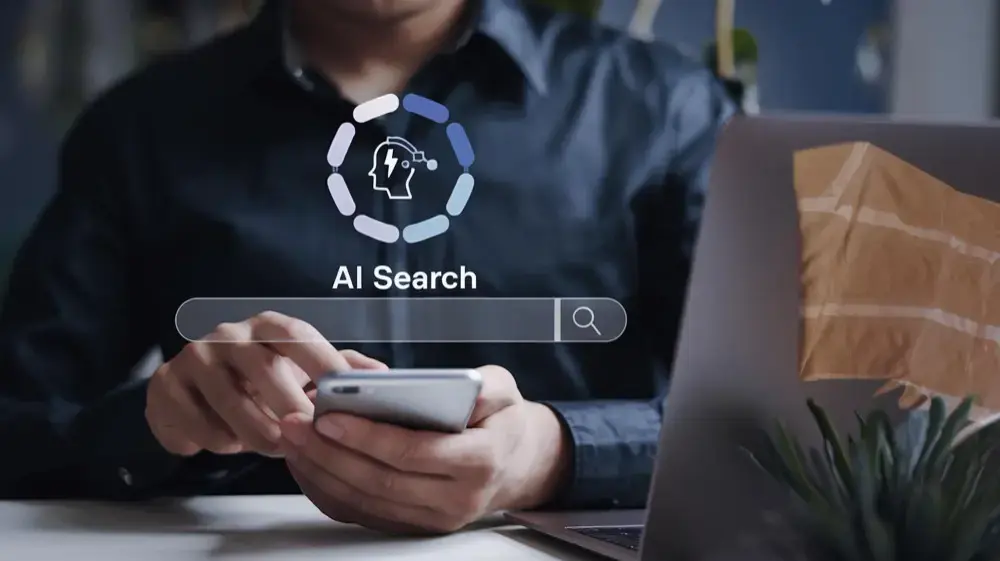 חיפוש בעזרת AI