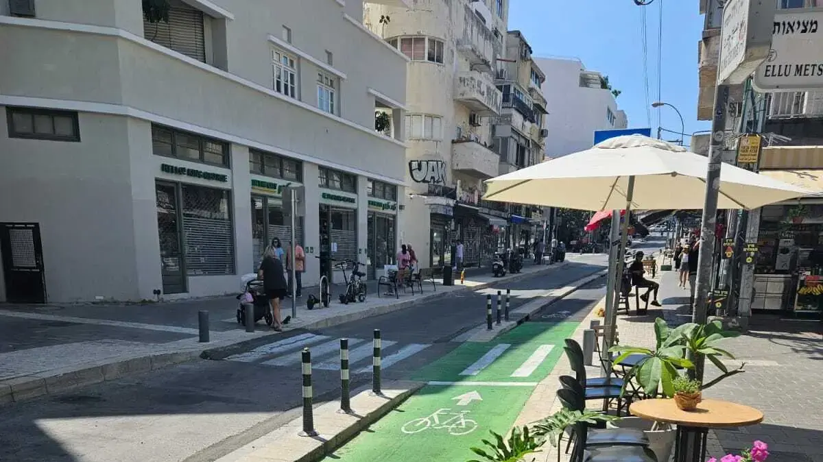 שביל אופניים בתל אביב