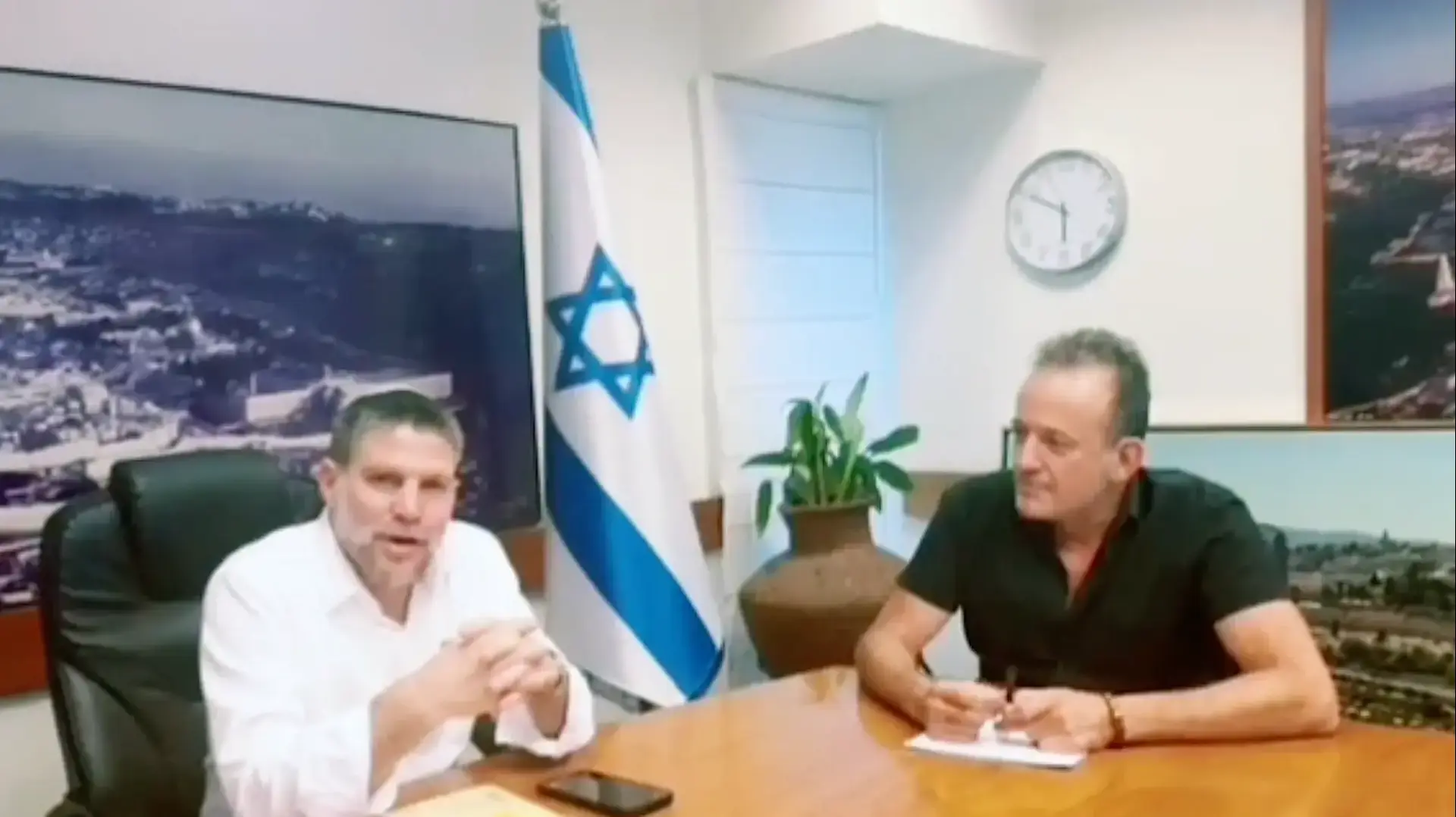 אילן זגדון פגישה עם שר האוצר בצלאל סמוטריץ׳