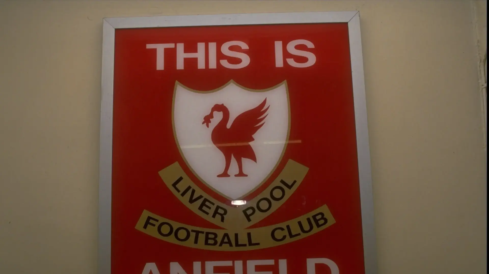 השלט this is anfield בליברפול השלט this is anfield בליברפול