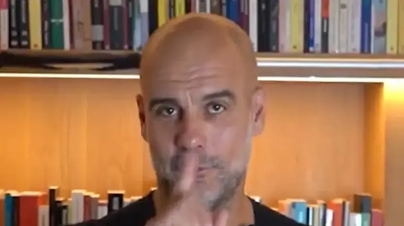 פפ גווארדיולה יוצא נגד ישראל בסרטון מטעם אונר"א פפ גווארדיולה יוצא נגד ישראל בסרטון מטעם אונר"א