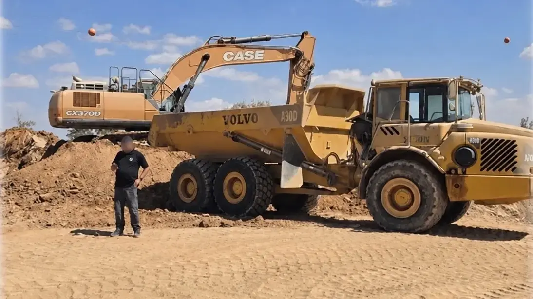 כלי הצמ"ה, שנתפסו בשדרות ובור שנכרה באופן לא חוקי