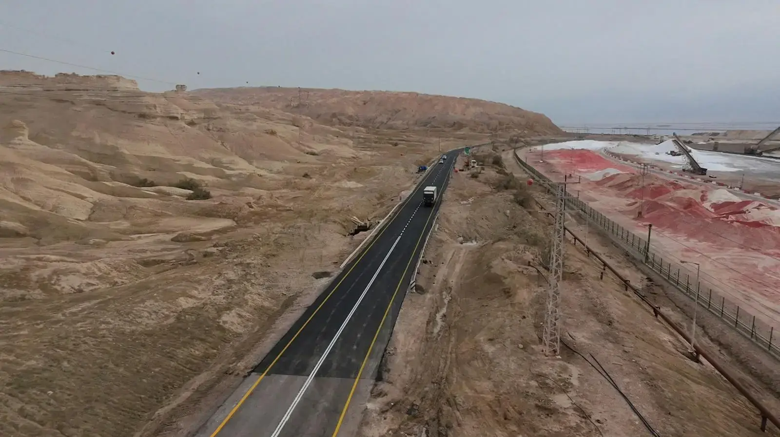 פרויקט ניקוז חדש הושלם בדרום ים המלח