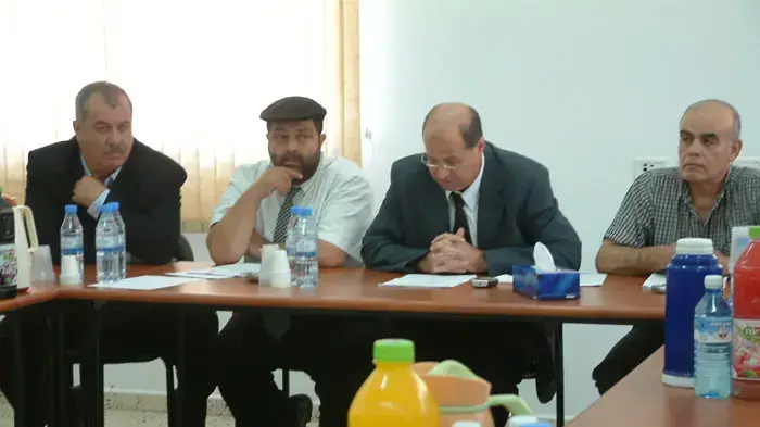 חסן ג'בארין מנכ"ל עדאלה, מוחמד ברכה, חסן עאסלה, שאוקי חטיב