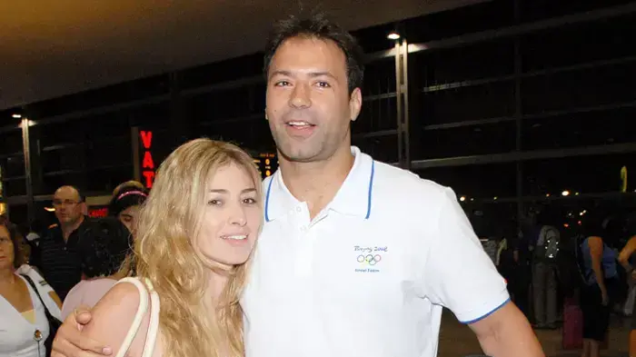 אריק זאבי ג'ודוקא ישראלי וחברתו