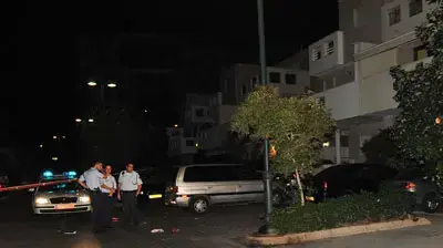 שוטרים ליד ביתו של עו"ד אורי גאון