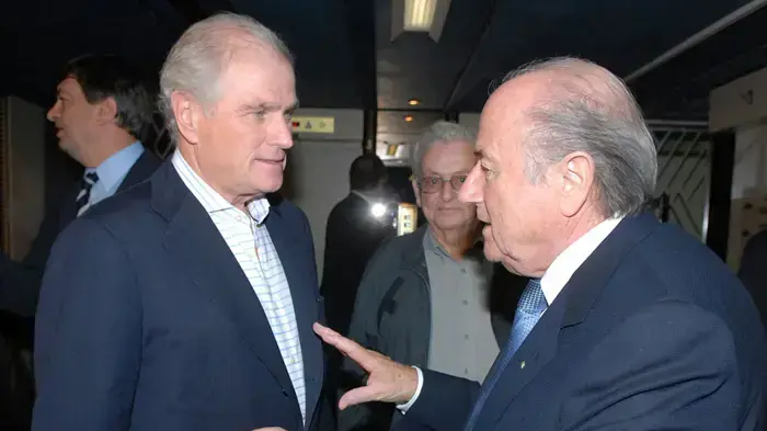 ספ בלאטר נשיא פיפ"א ורמון קלדרון נשיא ריאל מדריד בביקור בישראל ספ בלאטר נשיא פיפ"א ורמון קלדרון נשיא ריאל מדריד בביקור בישראל