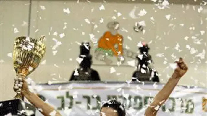 מ.כ רעננה חוגגות זכייה בגביע מדינה בכדורעף