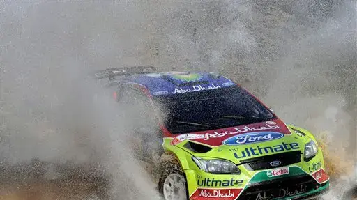 נהג מירוץ WRC מיקו הירבונן קבוצת פורד ראלי פורטוגל 2009
