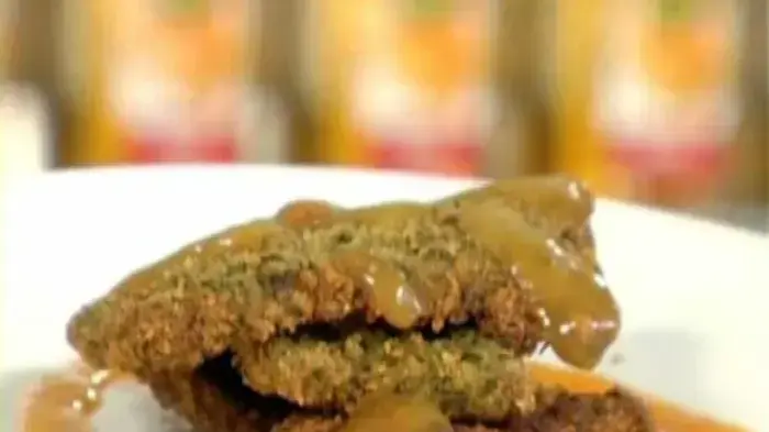 אסקלופ דג מוקפץ בלימון בזיליקום ופקאן