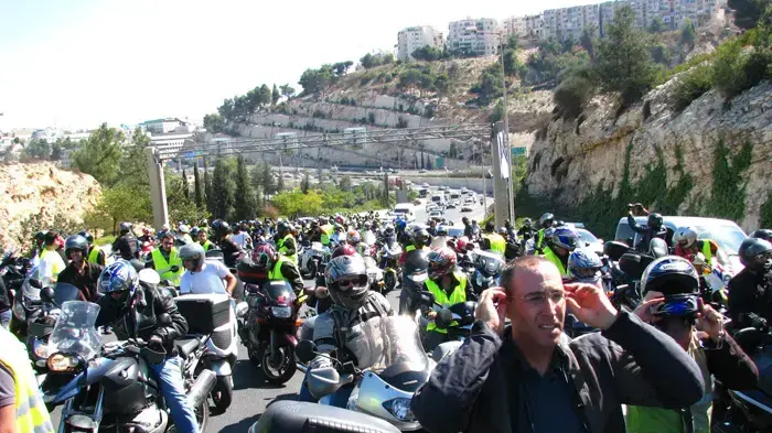 מחאת רוכבי האופנועים עולה לירושלים מחאת רוכבי האופנועים עולה לירושלים