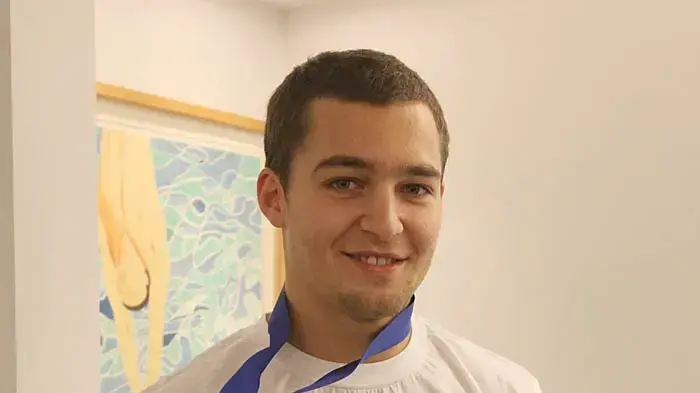 אלכס שטילוב מתעמל ישראלי עם מדליית הארד מאליפות העולם