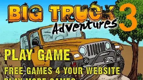 משאית קופצת 3 - Big Truck Adventures 3