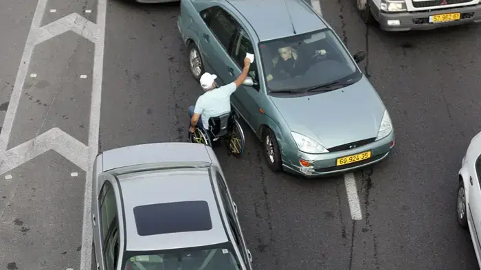 הפגנת נכי צה"ל בתל אביב נובמבר 2009