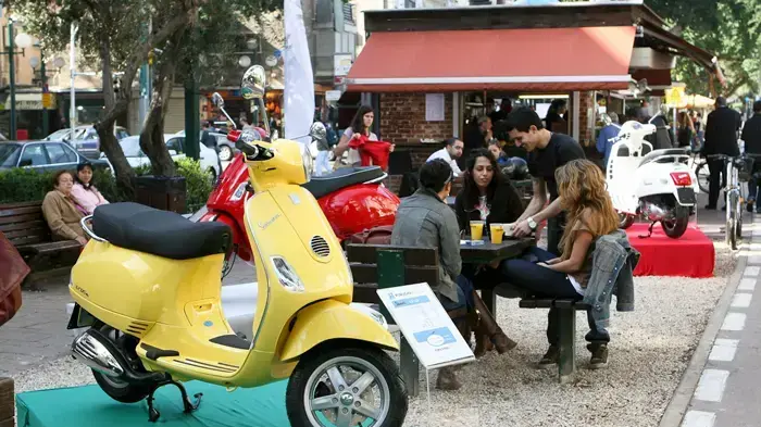 ארוע ווספה בשדרת בן גוריון