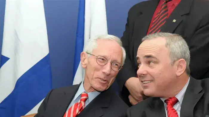 שר האוצר יובל שטייניץ ונגיד בנק ישראל סטנלי פישר