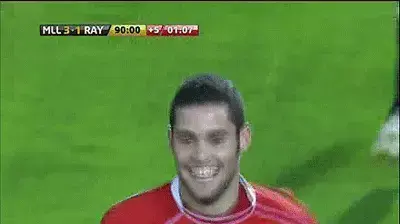 שחקן מאיורקה מאריו סוארז חוגג שער