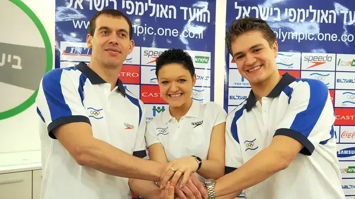 אלכסנדרה זרצקי עם רומן זרצקי ועם מיכאל רנג'ין במסע"ת לקראת אולימפיאדת החורף בוונקובר