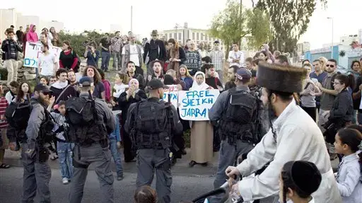 שייח' ג'ראח, פעילי שמאל, ירושלים
