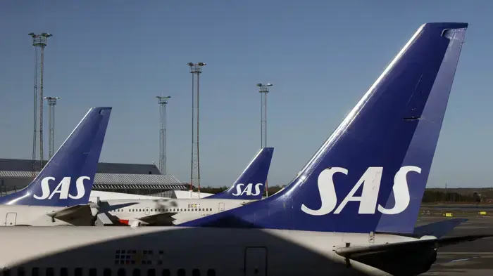 מטוסי חברת התעופה השבדית SAS מקורקעים