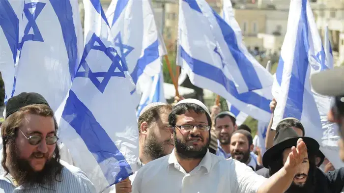 צעדת הימין היום בכפר סילוואן ביוזמתם של איתמר בן גביר וברוך מרזל- אפריל 2010