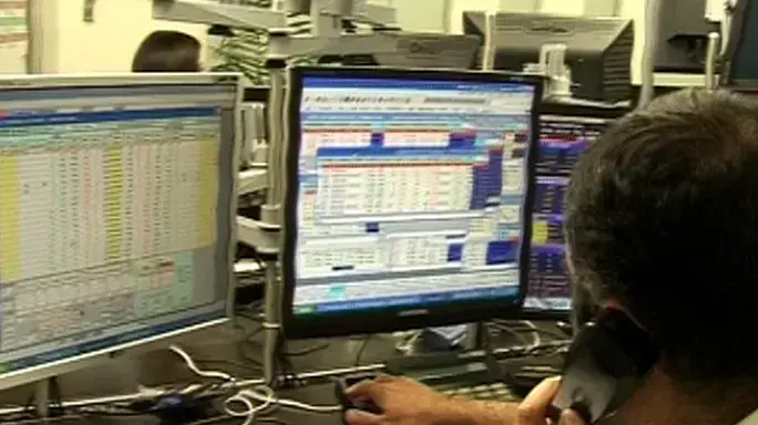המשבר באירופה מטריף את חדרי המניות בת"א