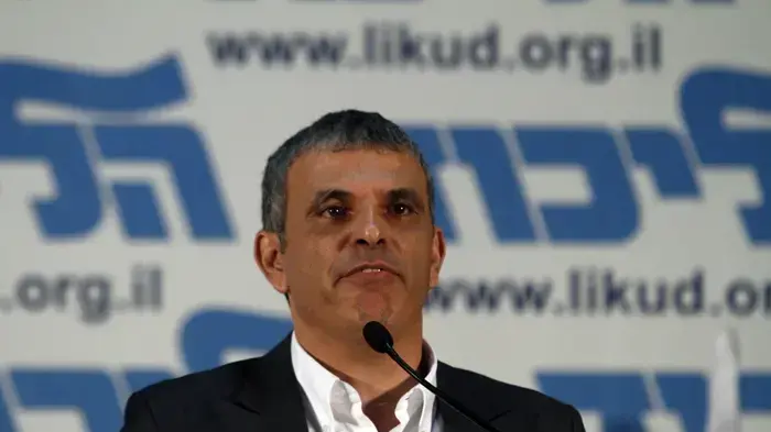 משה כחלון בישיבת מרכז ליכוד יוני 2010