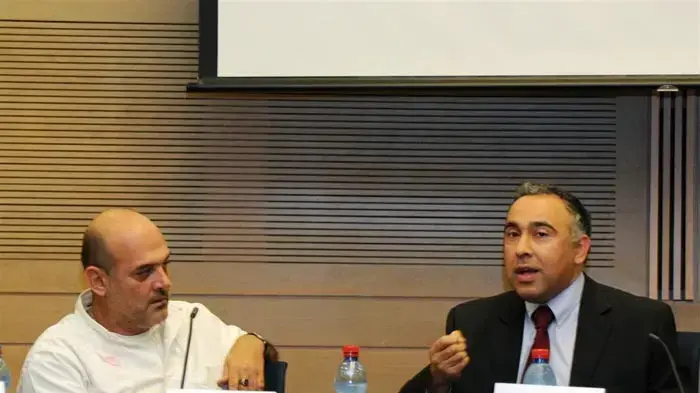 אייל גבאי ודורון צברי בפאנל "רשות השידור לאן?" כחלק ממפגש הלובי למען שידור ציבורי בכנסת- יולי 2010