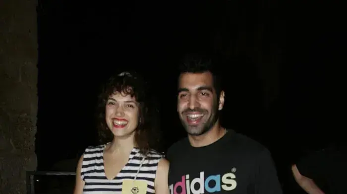 מארינה מקסימיליאן בלומין (משמאל) והחבר מארינה מקסימיליאן בלומין (משמאל) והחבר