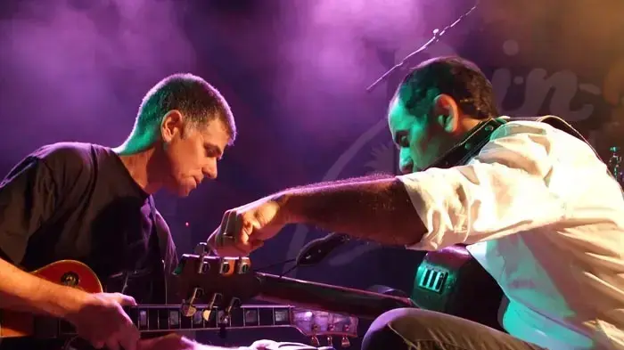 יוסי בבליקי עם אלי שאולי מלהקת פונץ'