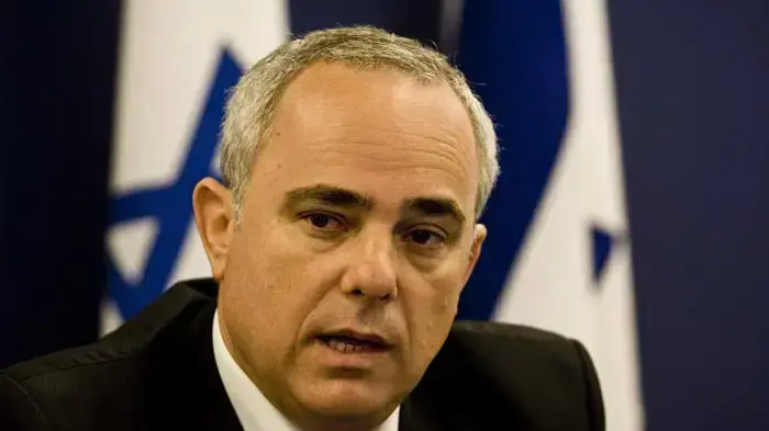 יובל שטייניץ שר האוצר במסיבת עיתונאים של משרד האוצר לקראת תקציב 2011-2012