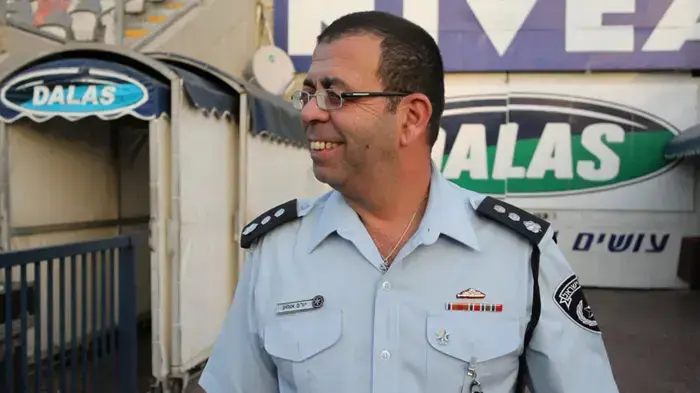 ניצב משנה יורם אוחיון, מפקד מרחב יפתח בסקירה משטרתית בבלומפילד